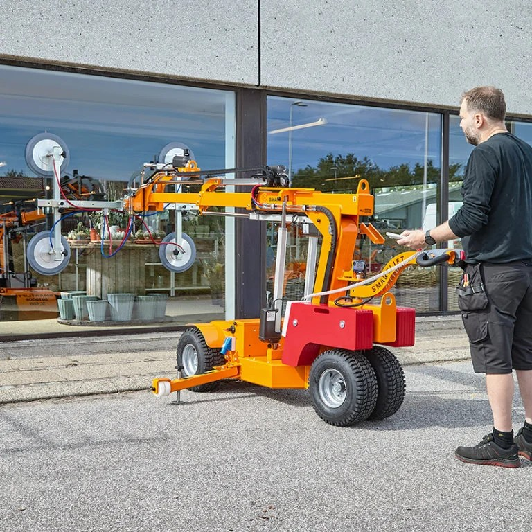Montasjelift vindu elhydraulisk, vakuum < 400 kg